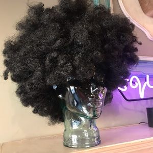 Afro costume Halloween wig cosplay